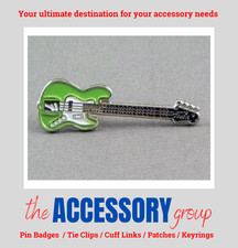New electric guitar green pin