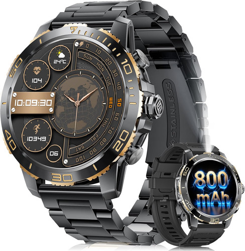 Military smartwatch 43 - smartwatch,, 1.43"