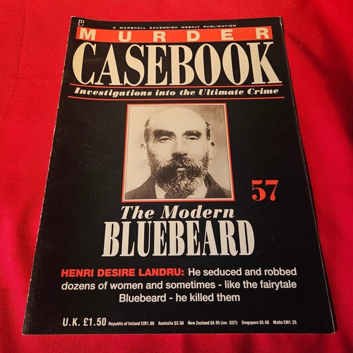 Murder casebook magazine issue - murder,