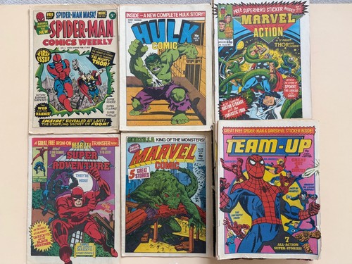 Marvel comic job - uk, lot