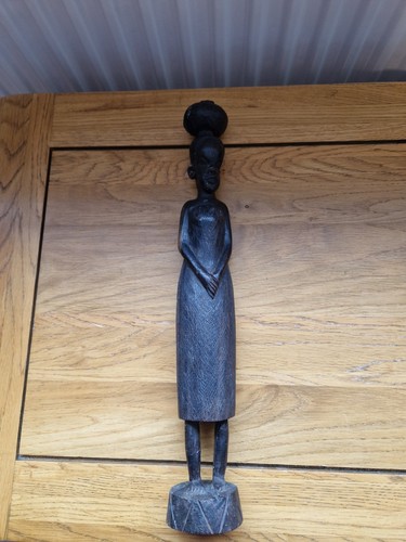 Vintage hand carved african - carved,