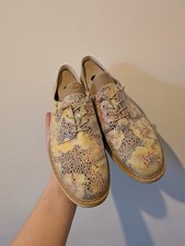 Women's Rieker Elasticated Multi Synthetic Lace Up Leather Shoes size 6