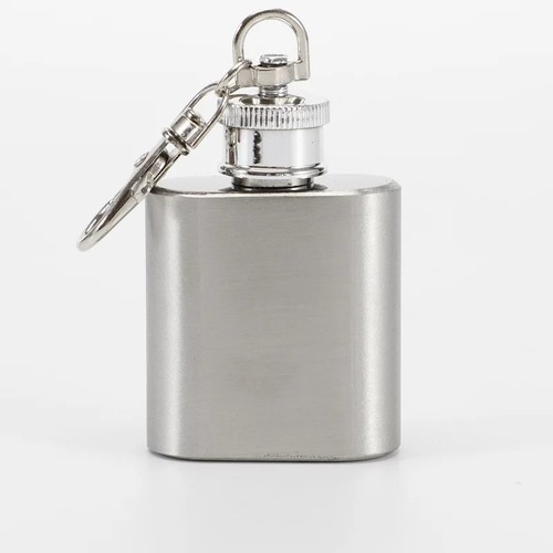 Stainless steel hip flask - stainless,