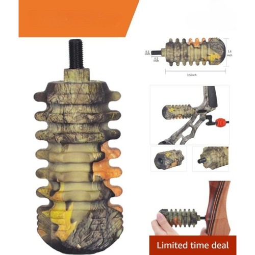 Archery short camo stabilizer - camo,