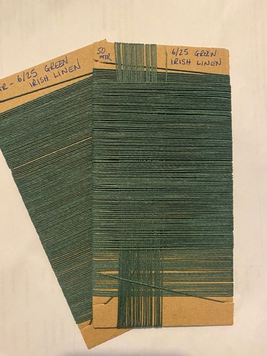 Green irish linen - linen, sewing