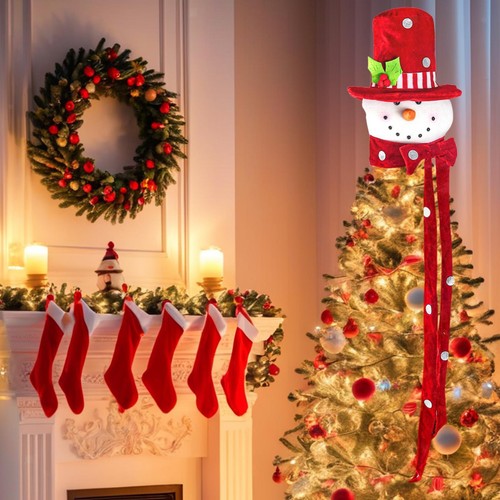 Snowman tree topper - tree,