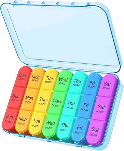 Weekly pill organizer times - pill,