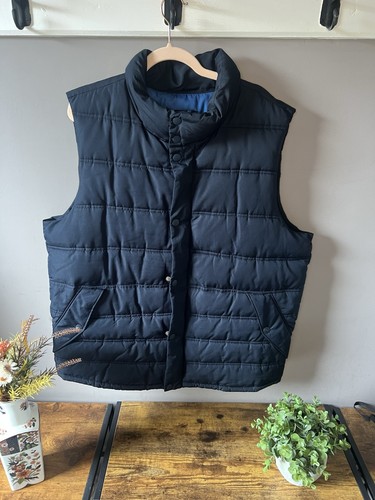 Gap navy puffer gilet - puffer,