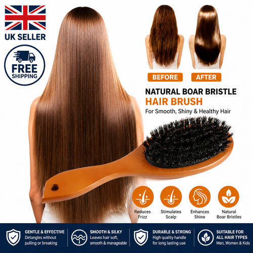 Wooden boar bristle - boar,