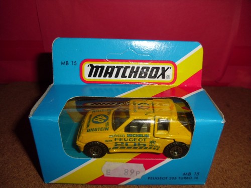 Matchbox peugeot 205 - matchbox, 75