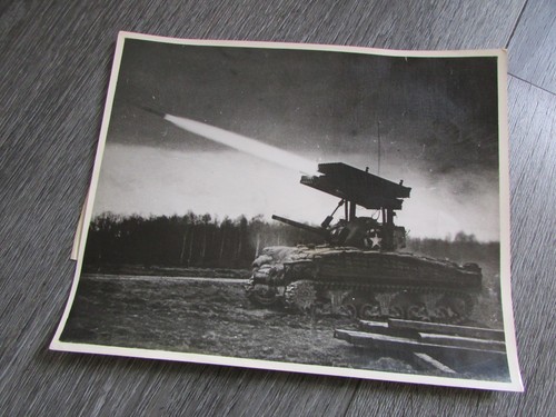 Rocket firing sherman - sherman, tank