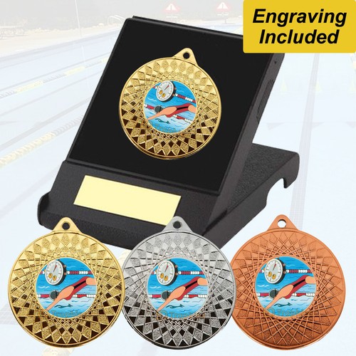 Female swimming medal - medal, in