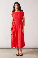 Wallis Red Fit & Flare Dress