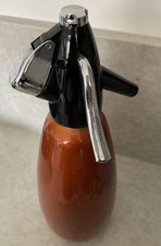 Soda Syphon Bottle Sparklets Orange Vintage /Retro 1960s / 1970s