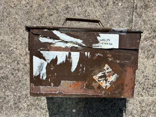 Genuine military ammo box - genuine,