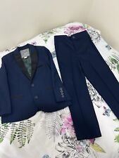 Boys Navy Blue Wedding Party Suit 