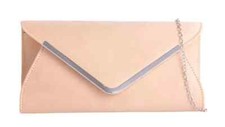 Women Plain Suede Envelope