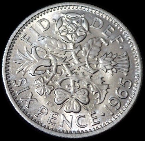 Pence 1965 elizabeth ii - 6,