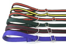 Gun Dog Slip Leads Training Obedience 60" Leash 20mm 25mm Air Webbing 23 Colours