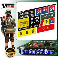 Action Man.Stickers (Die Cut)
