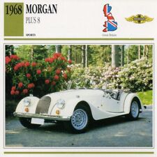 1968 MORGAN PLUS 8 Sports Classic Car Photo/Info Maxi Card