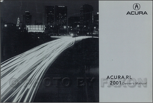 2001 acura owners manual - acura,