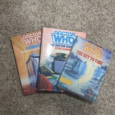 3 book Lot Doctor Who by Peter