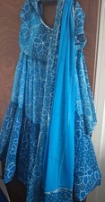 Ladies Lengha Choli Sky Blue Colour Size 42/44