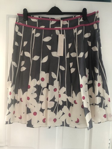 Kaliko 100 silk floral skirt - floral,