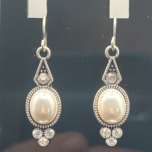 Vintage silver tone faux - tone,