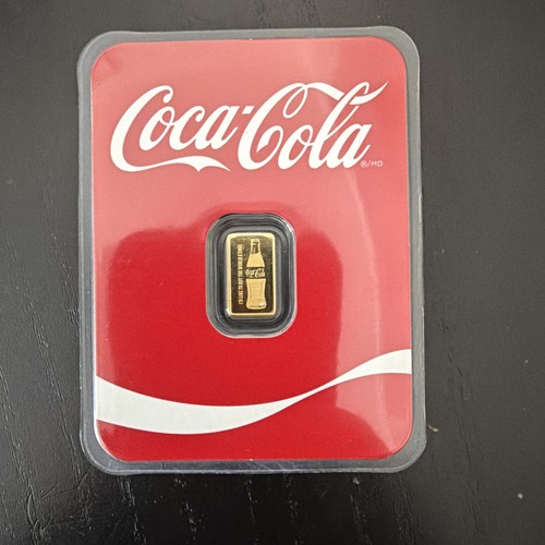 Coca cola gold bullion - gold,