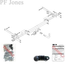 PCT Towbar for Mercedes C-Class Saloon (W204) 2007-2014 - Swan Neck Tow Bar