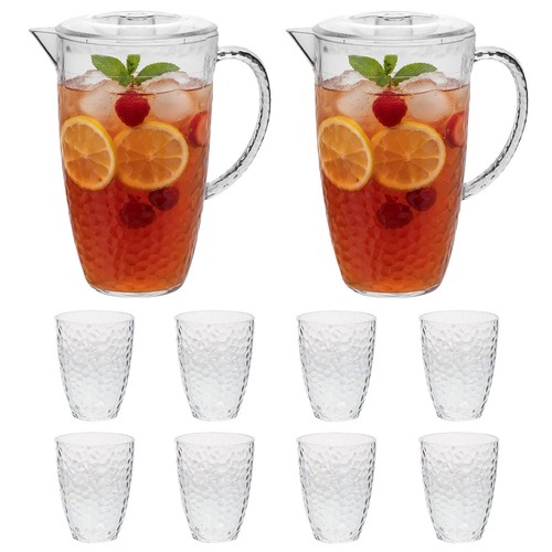 Pitcher tumbler set - &, reusable