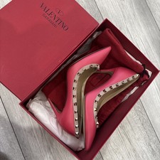 Ladies pink valentino shoes - pink,