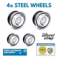 4 WINTER STEEL SILVER WHEELS