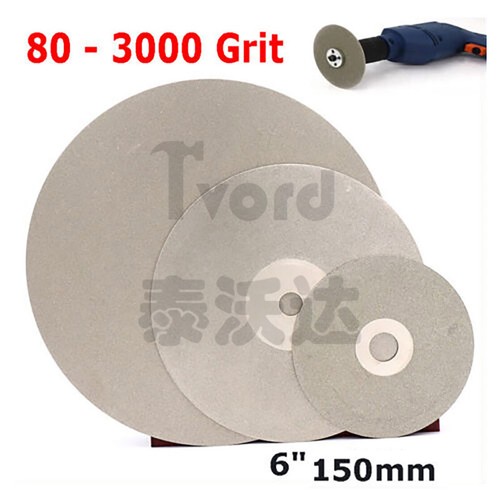 150mm diamond coated - 6",