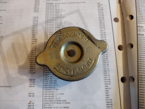Radiator cap fits hillman - radiator, fits: