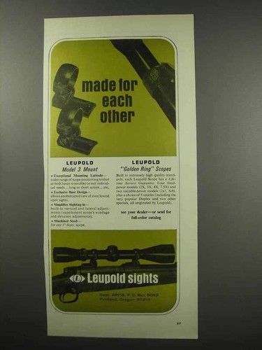 1967 leupold model - model, and