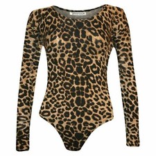 Ladies Long Sleeve Print Round