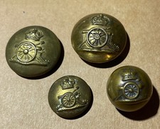 Vintage Military Brass Buttons
