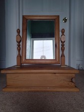Antique Pine Victorian Mirror