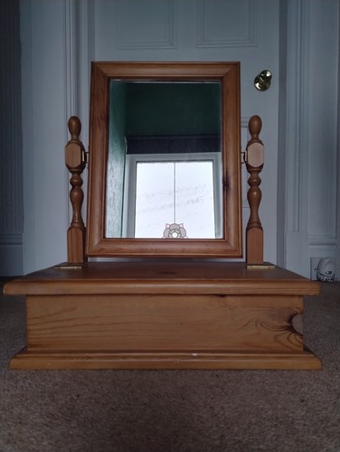 Antique pine victorian - pine, mirror