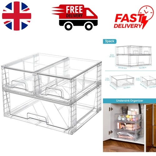Clear acrylic storage drawers - acrylic,