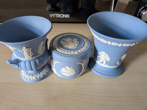 Trio wedgewood blue jasperware - trio,