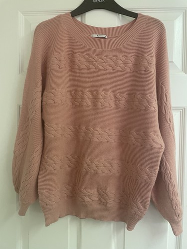 Woman pink cable knit - tu,