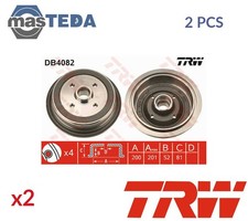 DB4082 BRAKE DRUM PAIR SET