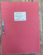 STC 74187 Receiving Unit Handbook T483 ( Telephone Line Measurements )