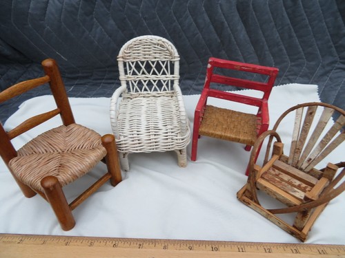 Vintage miniature chairs - vintage,