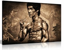 Bruce Lee Martial Arts Canvas