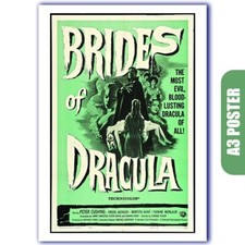 Brides of Dracula - Hammer Horror (Reproduction A3 Poster)